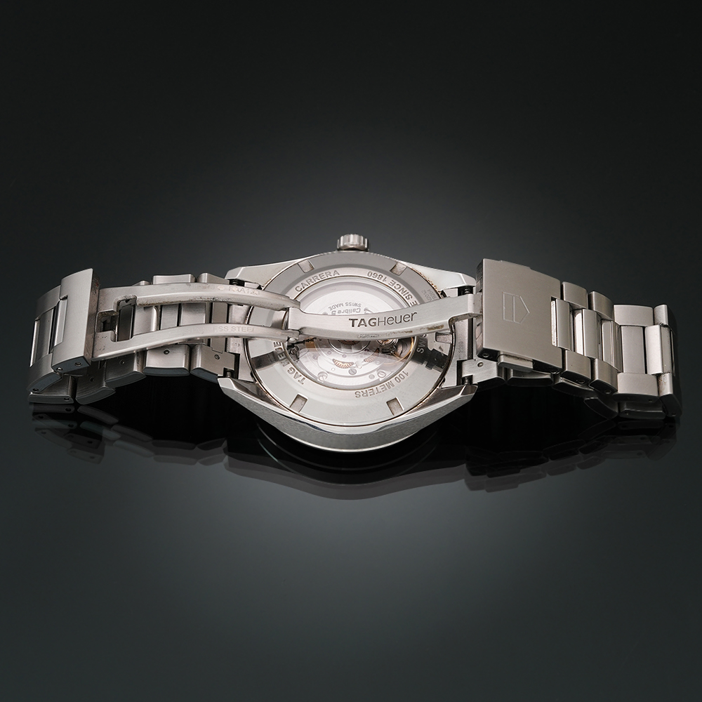 TAG HEUER(USED)태그호이어 WBN2012 까레라 데이 데이트 오토매틱 41 mm